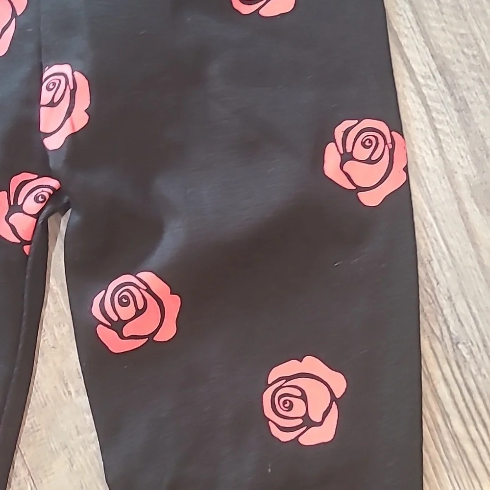 Halloween Creepy Doll with Roses Pajama Set Size 7